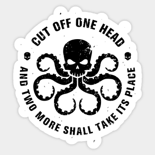 Cut of the Head Sticker